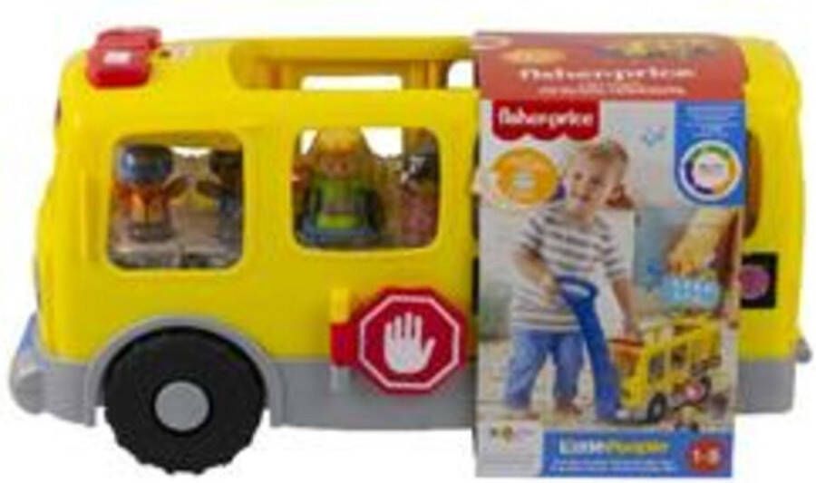 Fisher-Price Little People Grote schoolbus Peuter speelgoed speelfigurenset