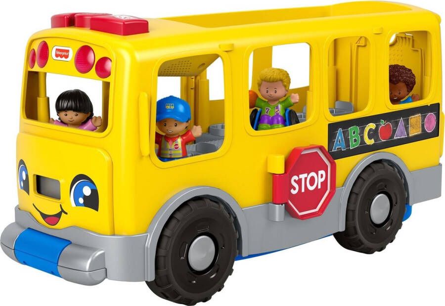 Fisher-Price Little People Grote schoolbus Peuter speelgoed speelfigurenset