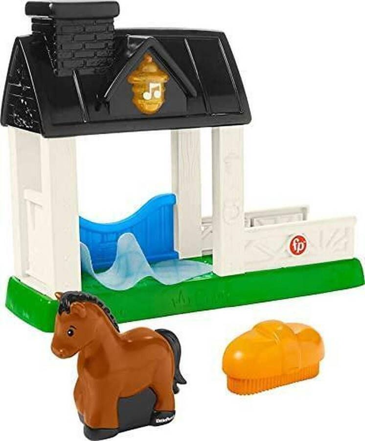 Fisher-Price Little People Speelset Paardenstal inclusief Paard Speelfiguur