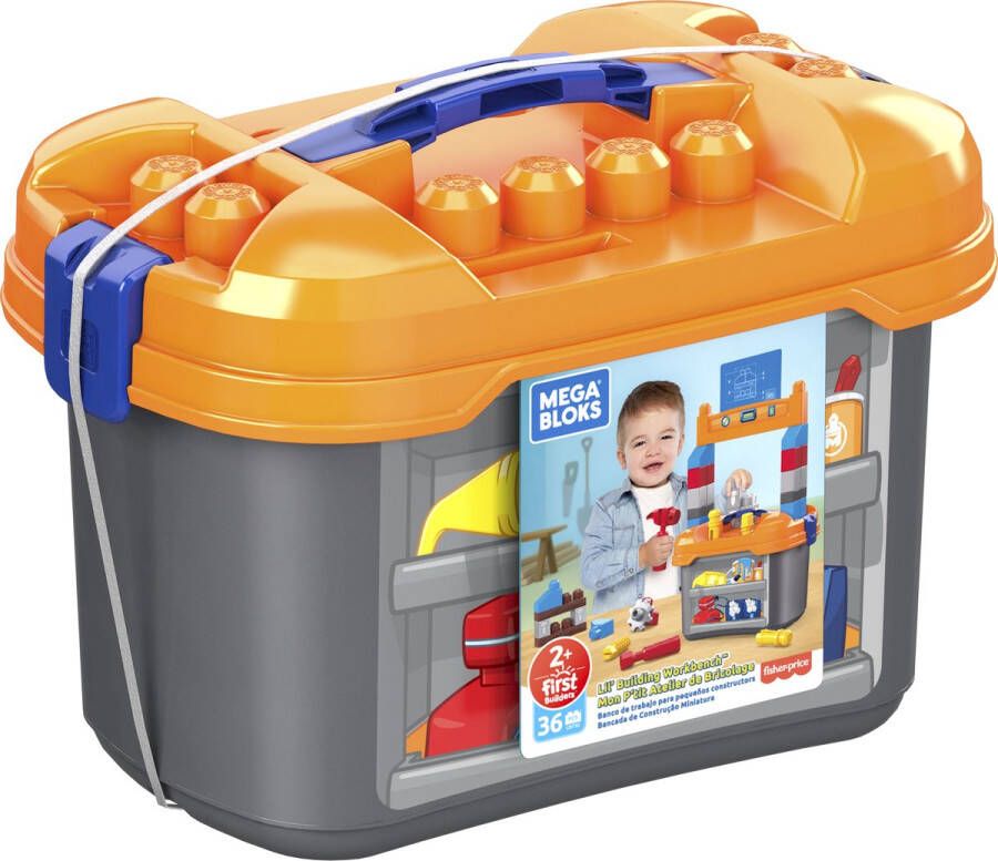 Fisher-Price Mega Bloks Lil' Bouw Werkbankje Bouwset