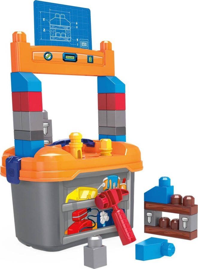 Fisher-Price Mega Bloks Lil' Bouw Werkbankje Bouwset