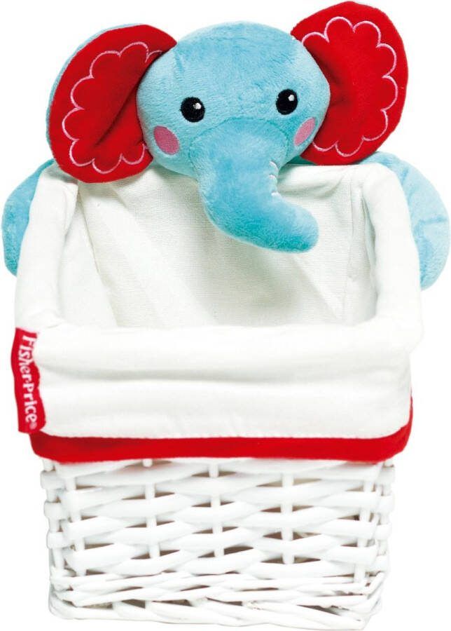 Fisher-Price Opbergbox Olifant 4 16 Liter Wit blauw