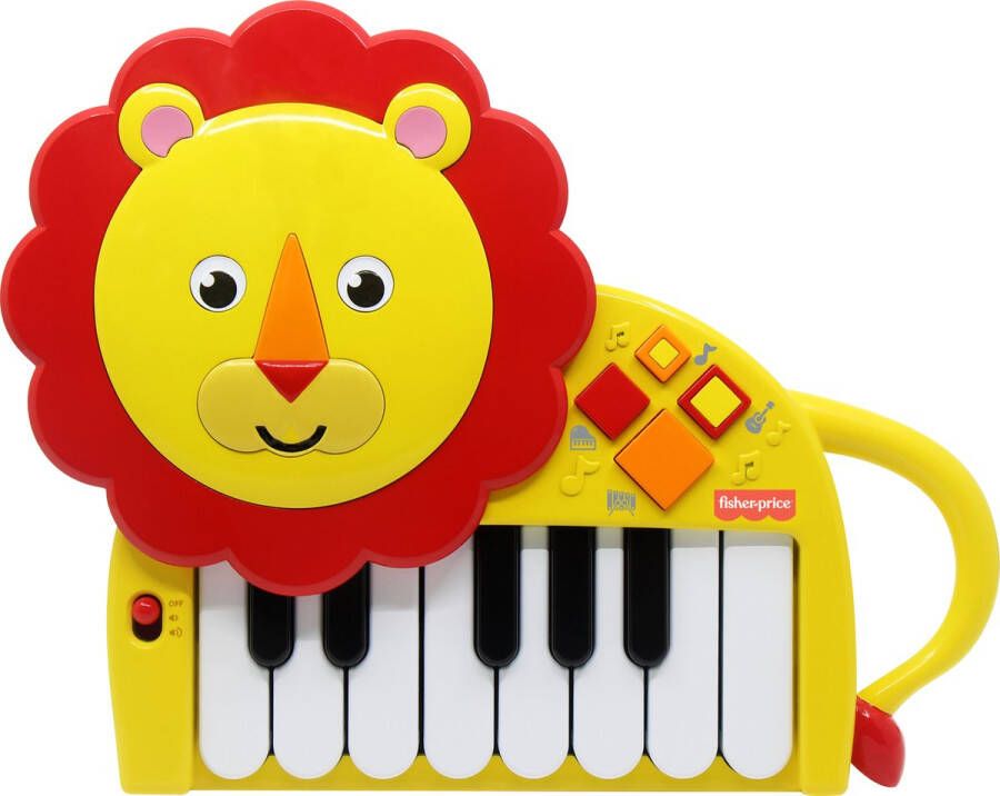 REIG Fisher-Price Piano Leeuw Interactief speelgoed Spelend Leren Kinderliedjes – Muziekinstrument – voor kinderen vanaf 1 jaar