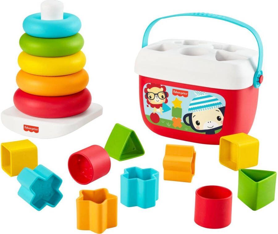 Fisher-Price Baby's Eerste Blokken en Kleurenringpiramide