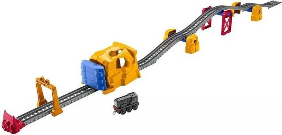 Fisher-Price Thomas de Trein Trackmaster Push Along Diesel Tunnel Blast Set