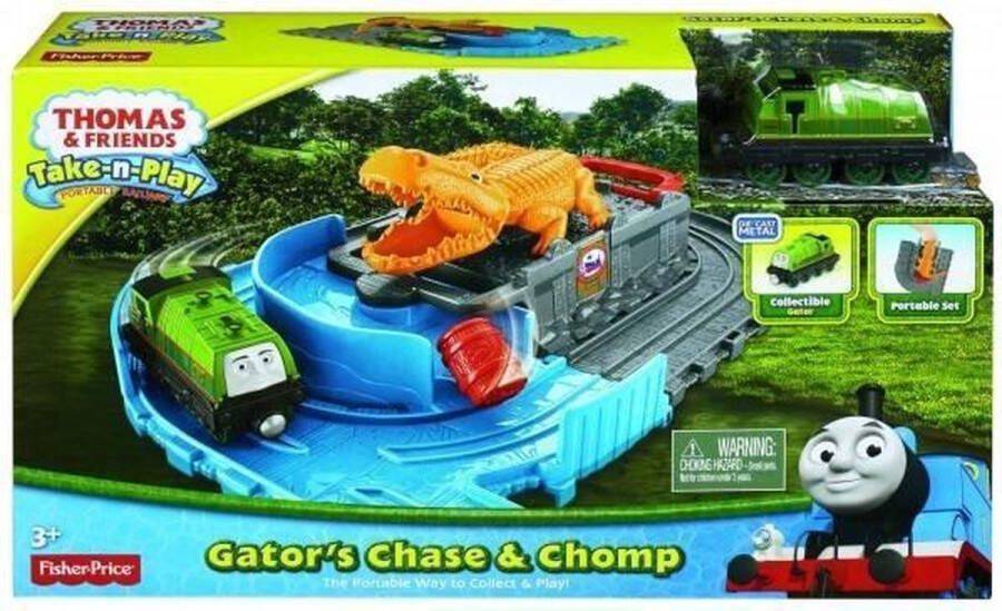 Fisher-Price Thomas & Friends Take-n-Play portable railway Gator's chase & chomp