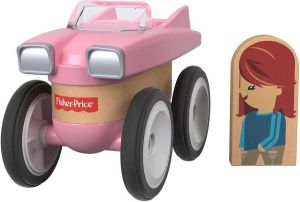 Fisher-Price Wonder Makers Auto 9 Cm Roze blank 4-delig