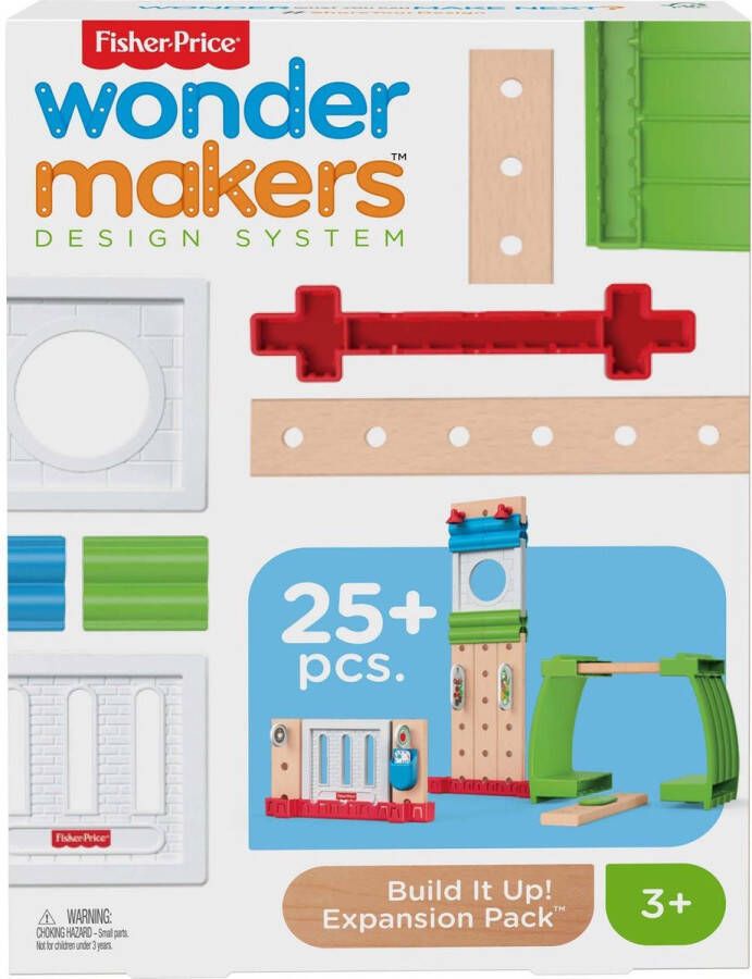 Fisher-Price Wonder Makers Build It Up Uitbreidingsset Houten Bouwset