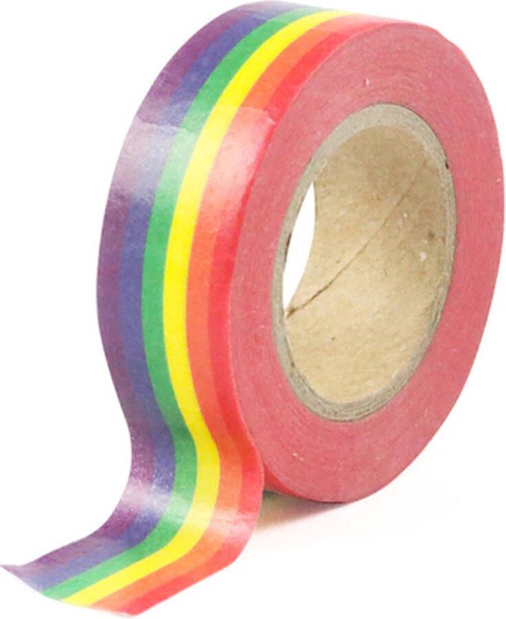 FISKA Washi Tape Regenboog 1 5 cm Breed Washi Papier Washi Papier