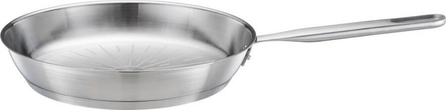 Fiskars All Steel Pure Koekenpan 28 cm Pan Ongecoat Fins design