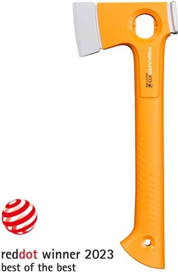 Fiskars Handbijl 13 Inch Campingbijl Ultralichte X-series X13 Veilige niet-afneembare Bijlkop 25 Jaar Garantie