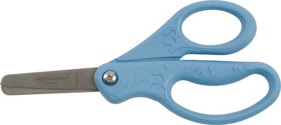 Fiskars Kinderschaar Recycled materiaal l: 13 cm blauw 12stuks