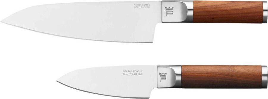 Fiskars Norden Messenset 2-delig Koksmes & Schilmes Messen