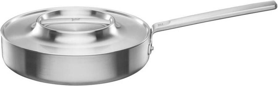 Fiskars Norden Staal hapjespan 26 cm met Coating Hapjespan met Deksel