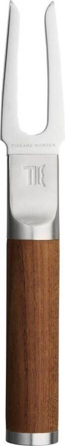 Fiskars Norden Visvork Fins Design RVS en Berkenhout