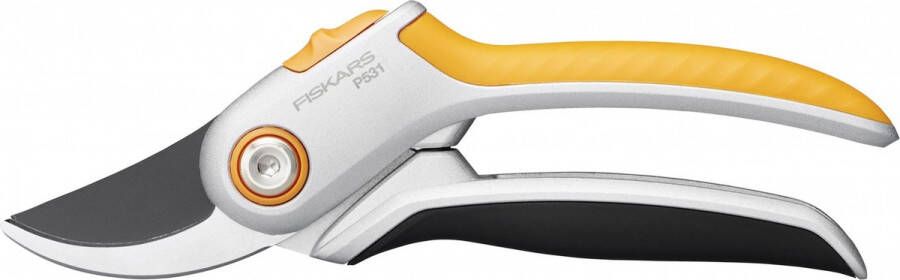 Fiskars Plus Metalen Snoeischaar P531 Bypass Mes met Ergonomische Softgrip – voor Takken en Stelen tot Ø 24 mm