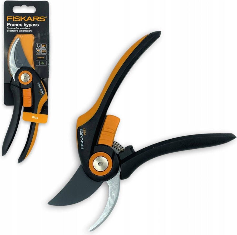 Fiskars Trimmerschaar Snoeischaar Tuinschaar Bypass P521 24mm