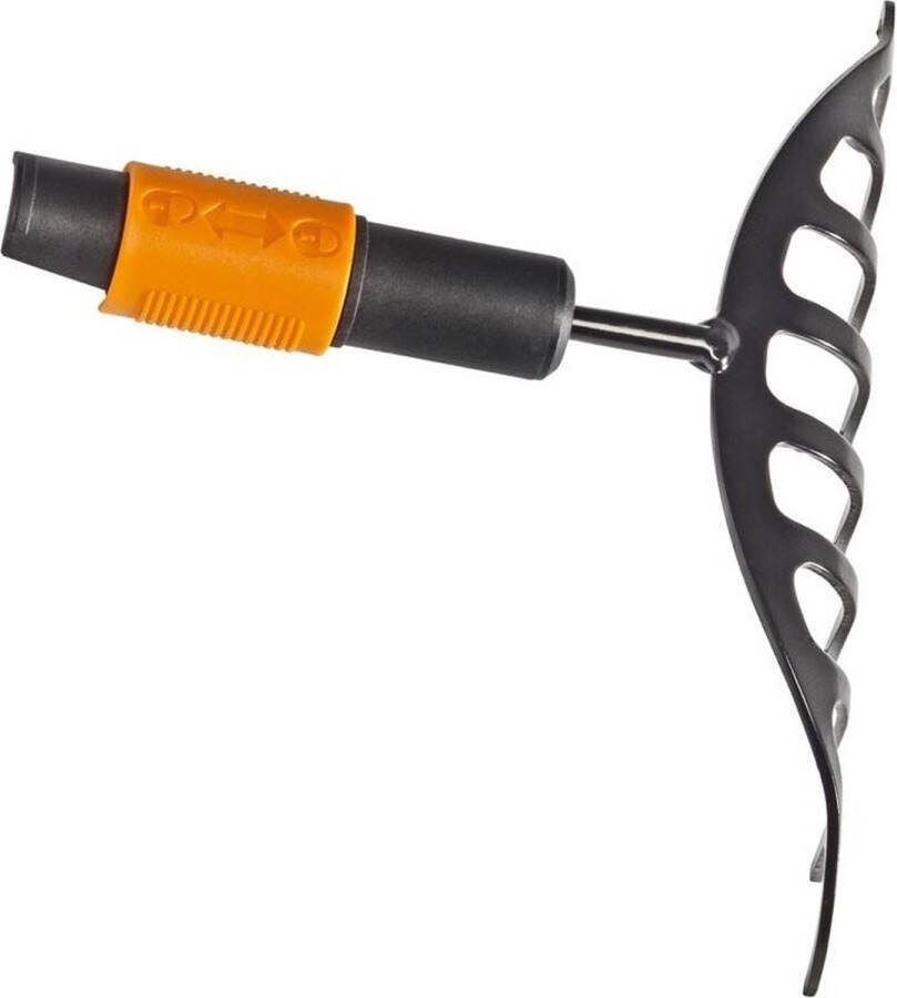 Fiskars QuikFit Hark Rozenhark 10 tanden van gehard boorstaal 225 mm