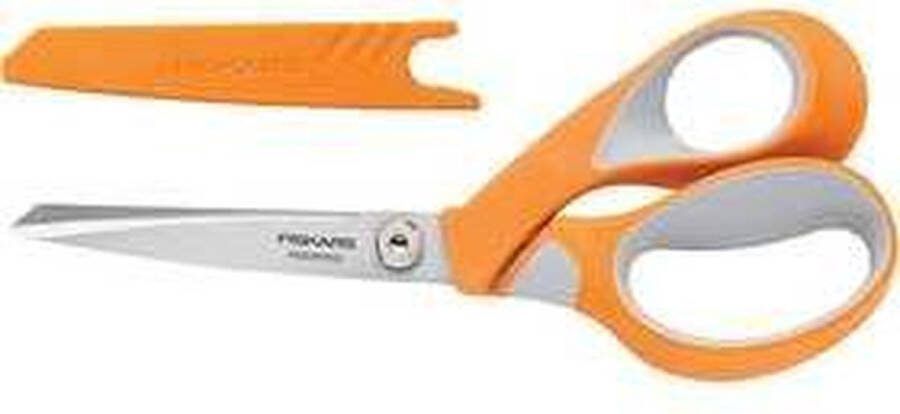 Fiskars Stofschaar Oranje Wit Textiel Knippen 21cm 1 stuk