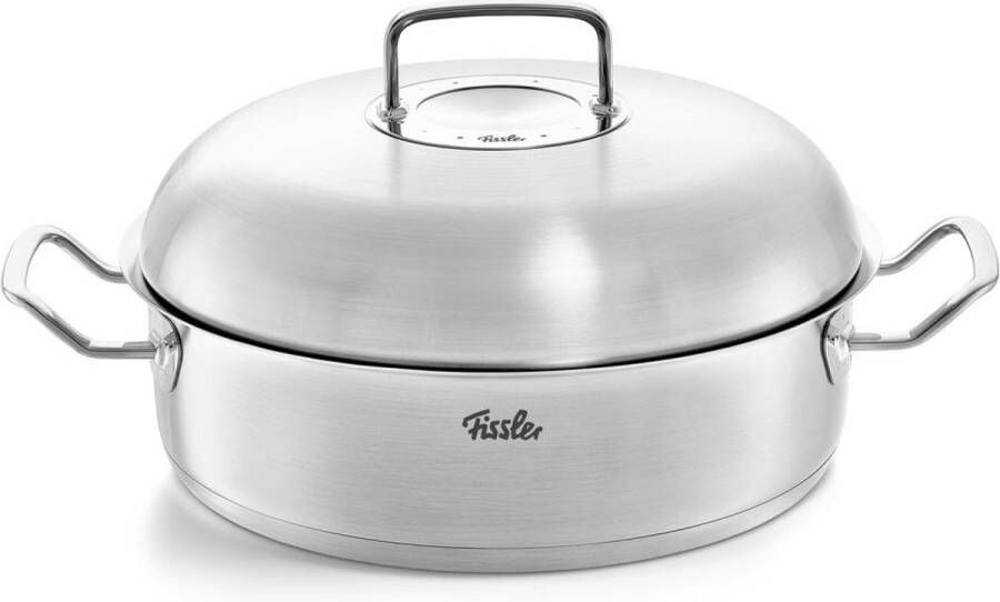 Fissler Original-Profi Collection 2022 Gratineerpan met High-Dome RVS Deksel 28cm