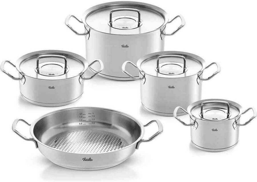 Fissler Original Profi Collection 5-delige Set met Serveerpan