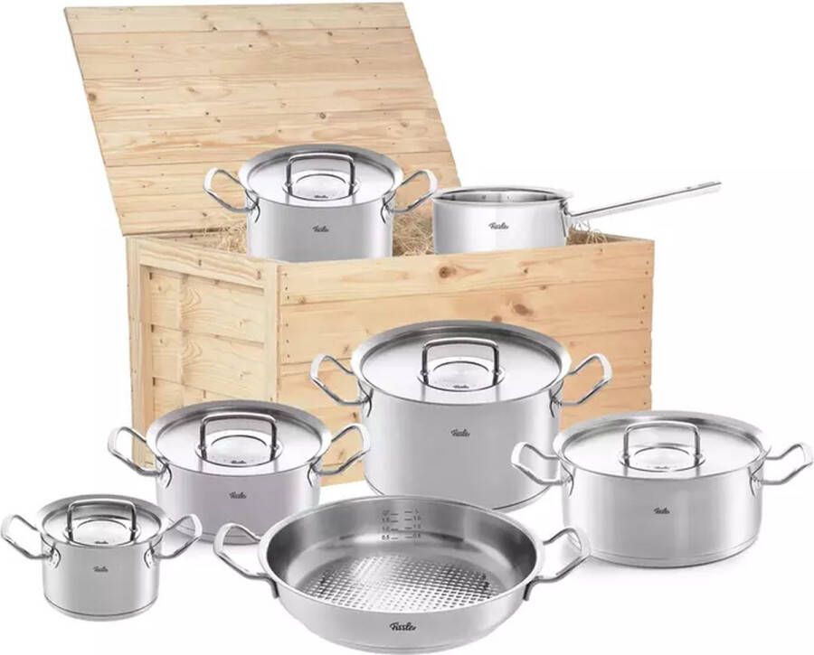 Fissler Original Profi Collection 7-delige Set in Houten Kist