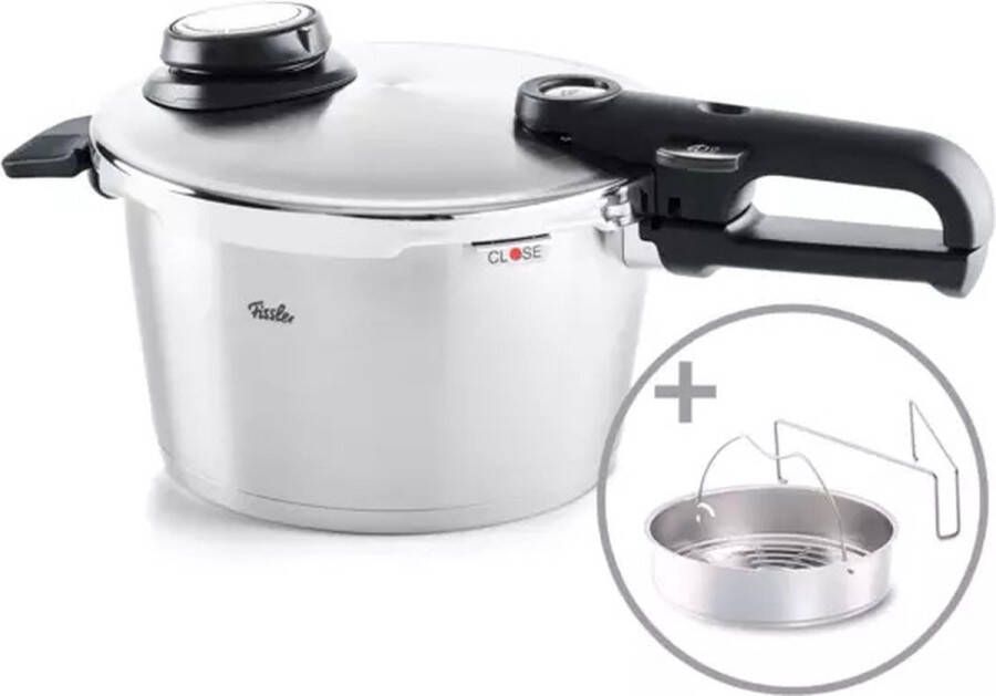 Fissler Vitavit Premium Snelkookpan met Inzet 2022 4 5L