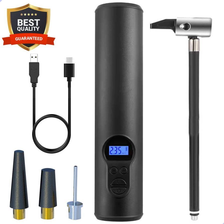 FitFusionHome Draagbare Compressor Bandenpomp – Luchtcompressor – Compressor – Oplaadbaar – Max 10 Bar