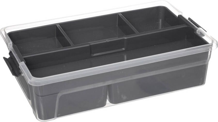Five Opbergbox 5.6 liter met 10 uitneembare bakjes 160430 Stapelbaar Met deksel Met inzetbakjes