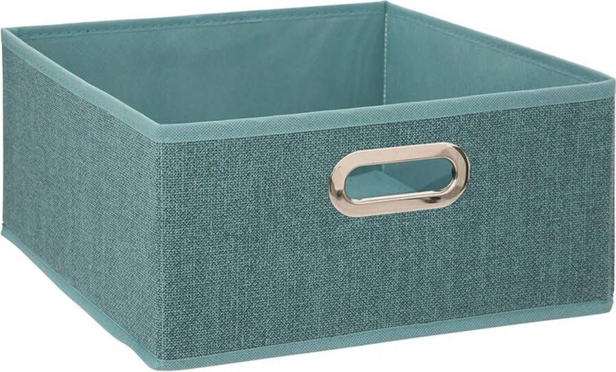 5five Opbergmand petrol blauw 31 x 31 x 15 cm (M) Opvouwbaar