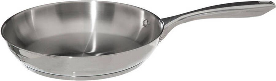 Secret de Gourmet Koekenpan Alle kookplaten geschikt zilver RVS Dia 26 cm Koekenpannen
