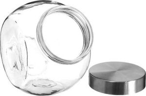 Five Voorraadpotten glas met metalen deksel Transparant Met deksel & Vaatwasserbestendig