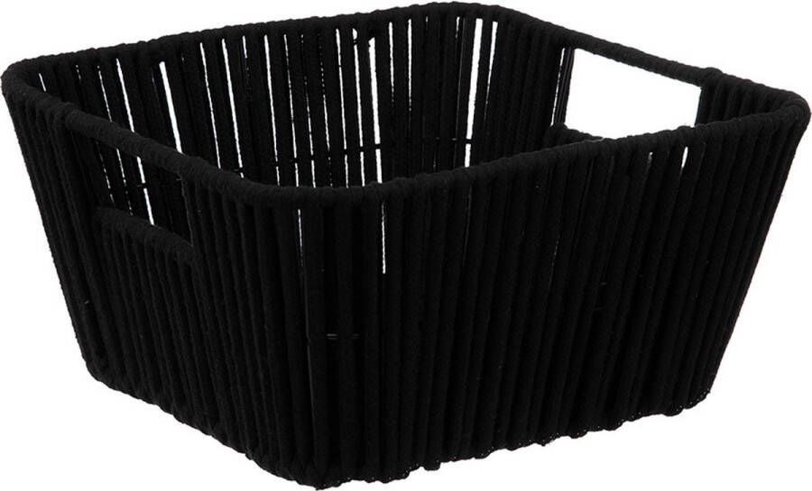 Five Zwarte touw gespannen manden medium 174885 Nestbaar & Decoratief