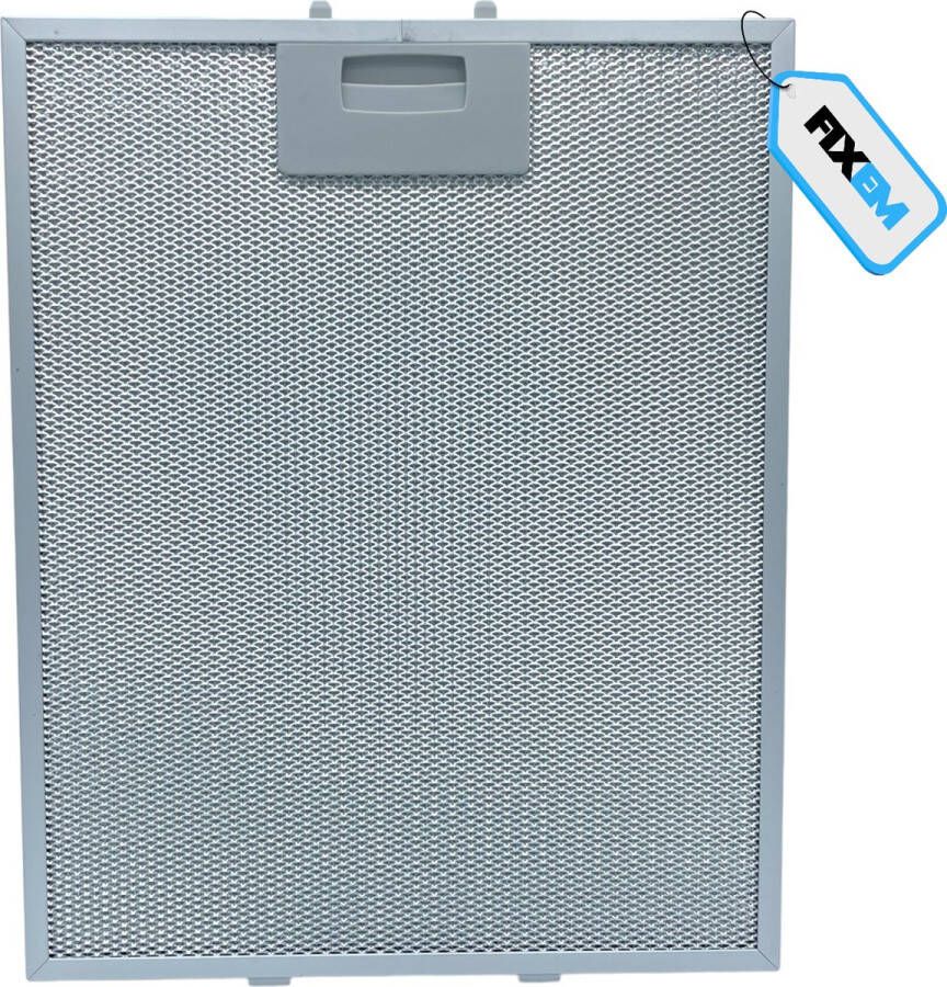 Fixem Afzuigkap Metaalfilter Vetfilter voor afzuigkap Geschikt voor Bosch Siemens Neff 353110 (310x250x8mm)