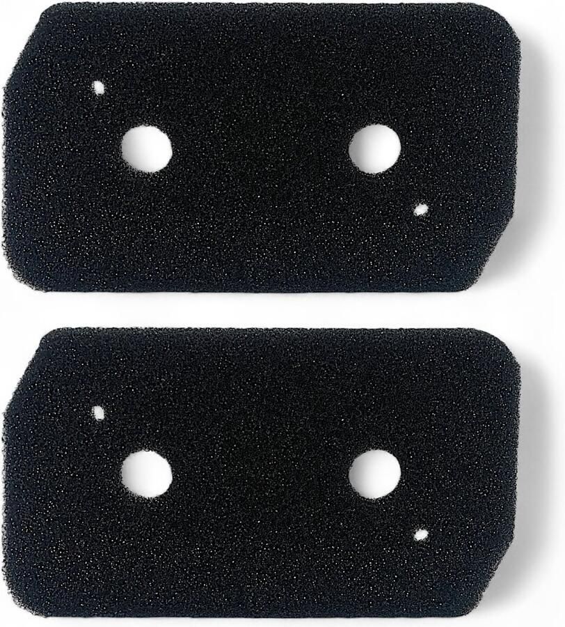 Fixem Geschikt voor Bosch Siemens 12007650 Droger filter van condensor wasdroger droogkast schuimfilter 230x125x20 mm 2 Stuks