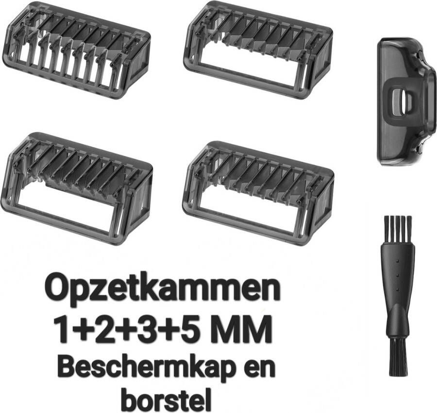 Fixem Opzetkammen geschikt voor Philips Oneblade Scheerapparaat