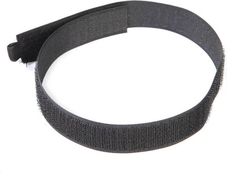 Fixman Klittenband kabelbinders 45 cm herbruikbaar zwart 10 stuks