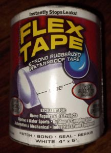 FL EX TAPE- extape- ex Tape Waterdichte tape klustape reparatietape 150x10 cm WIT