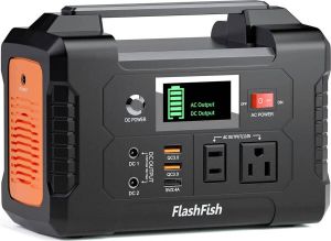 FlashFish Powerstation Draagbare Powerbank op Zonne energie Portable Batterij 200W 40800 mAh