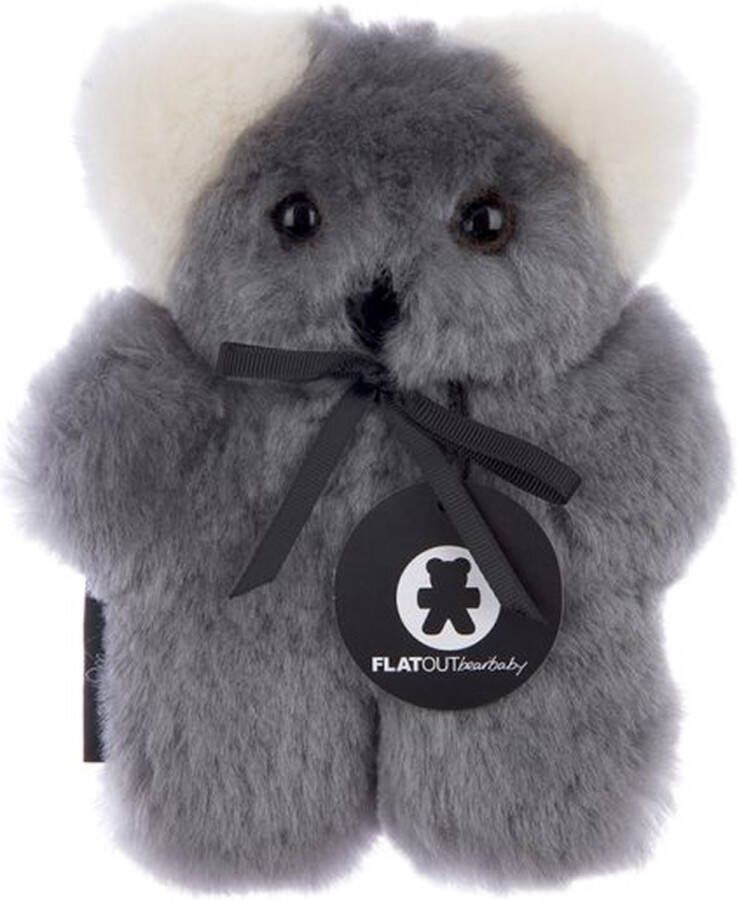 FLATOUTbear x WOOOL FLATOUTbear Baby (Koala) 100% MERINO Schapenvacht Wol ECO Knuffel Kraamcadeau Knuffelbeer