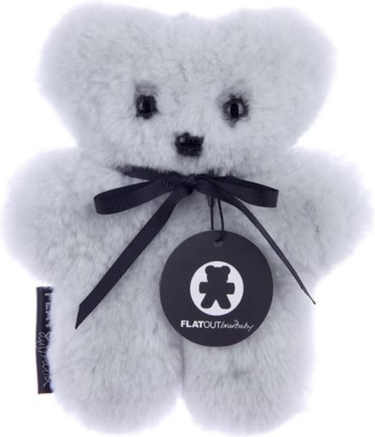 FLATOUTbear x WOOOL FLATOUTbear Baby (Bluey) 100% MERINO Schapenvacht Wol ECO Knuffel Kraamcadeau Knuffelbeer