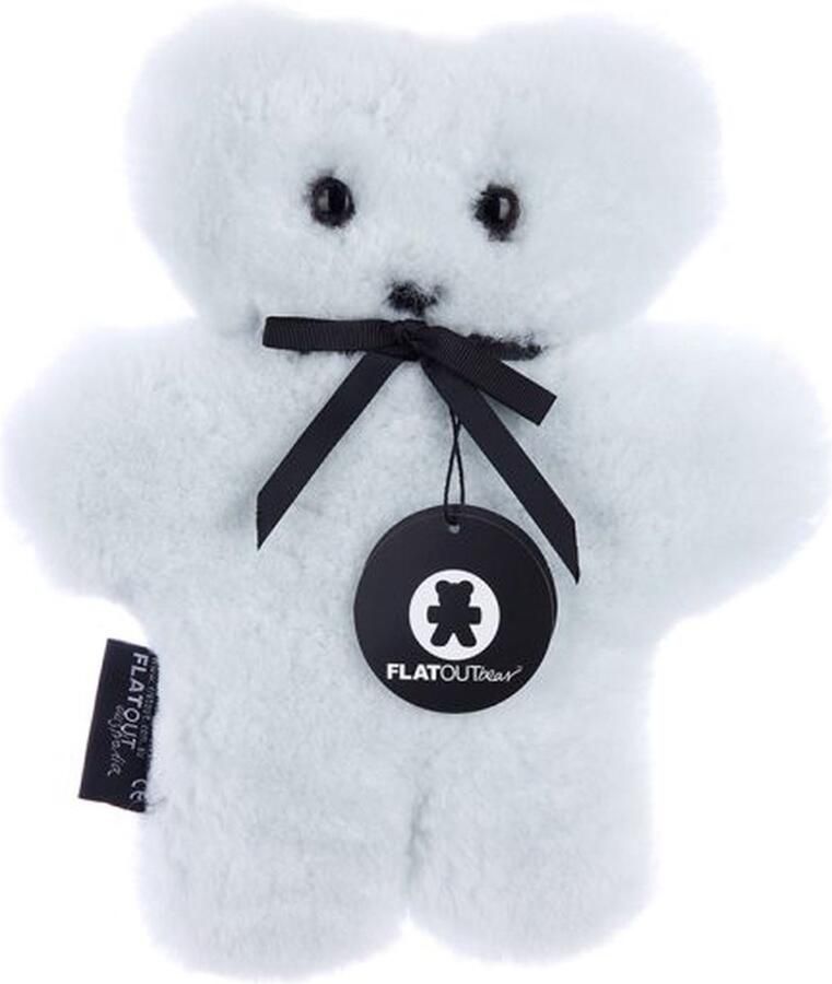FLATOUTbear x WOOOL FLATOUTbear Mama (Bluey) 100% MERINO Schapenvacht Wol ECO Knuffel Kraamcadeau Knuffelbeer