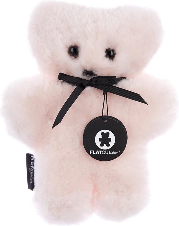 FLATOUTbear x WOOOL FLATOUTbear Mama (Rosie) 100% MERINO Schapenvacht Wol ECO Knuffel Kraamcadeau Knuffelbeer