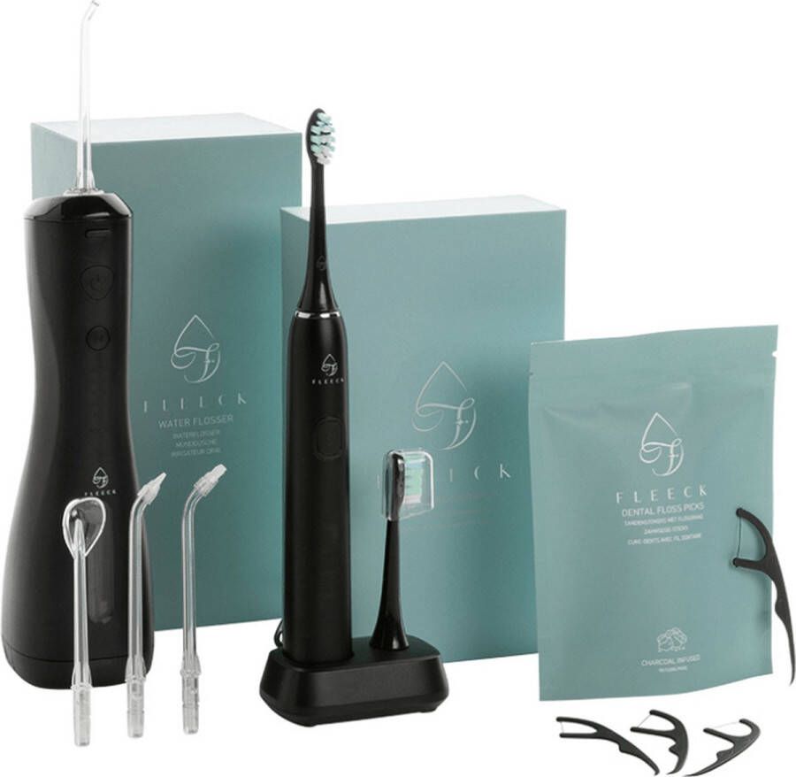 Fleeck Beugelverzorging Pakket Beugel Schoonmaken Flosdraad Waterflosser Beugelreiniging Anti Tandsteen Elektrische Tandenborstel