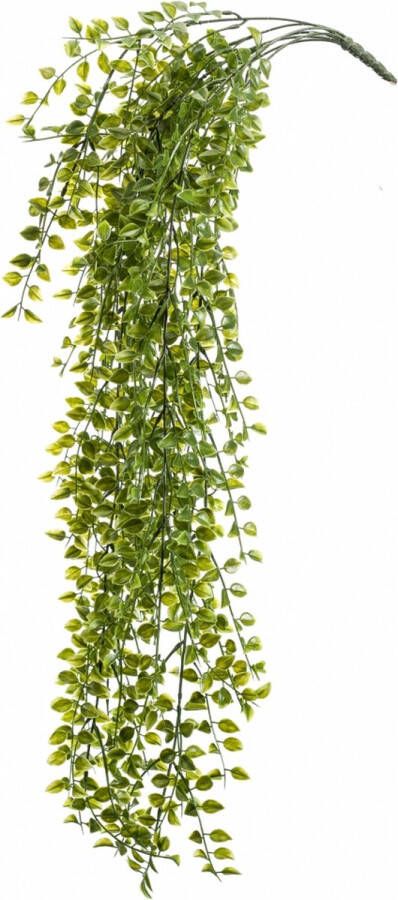 Merkloos Groene Ficus kunstplant hangende tak 80 cm UV bestendig Kunstplanten