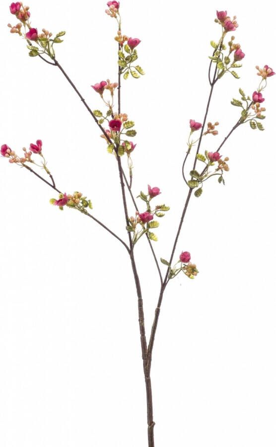 Fleurdirect Kunstbloem Vlambloem Polyester Roze 0 x 66 x 0 cm (BxHxD)