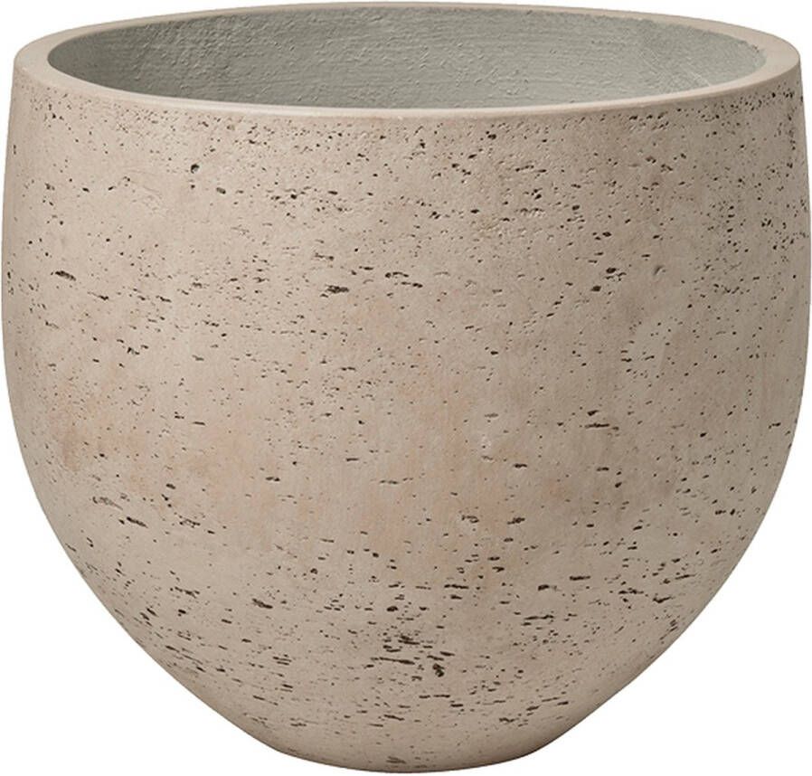 Fleur.nl pottery pots bloempot mini orb grey washed | medium | ø 25 x 21 cm