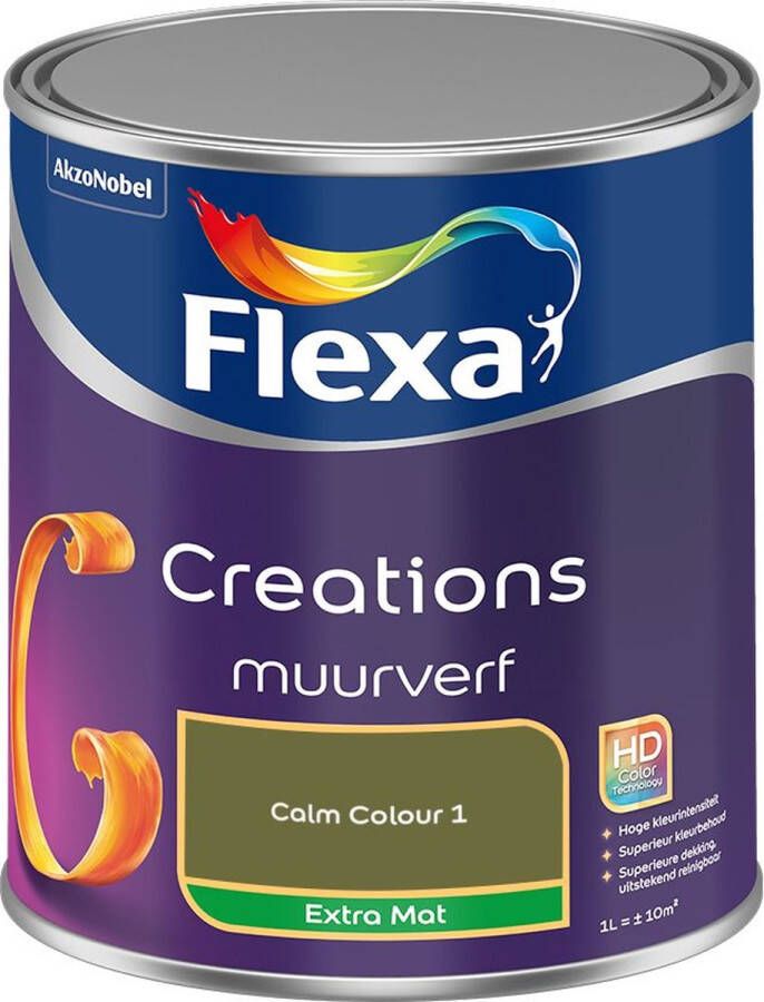 Flexa Creations Muurverf Extra Mat Calm Colour 1 1L