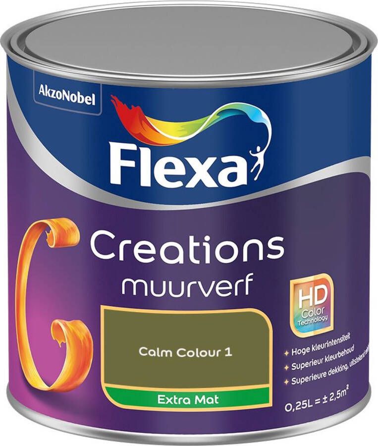 Flexa Creations Muurverf Extra Mat Calm Colour 1 250ML