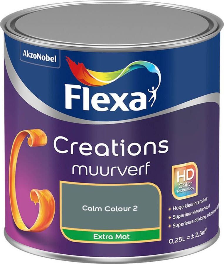 Flexa Creations Muurverf Extra Mat Calm Colour 2 250ML